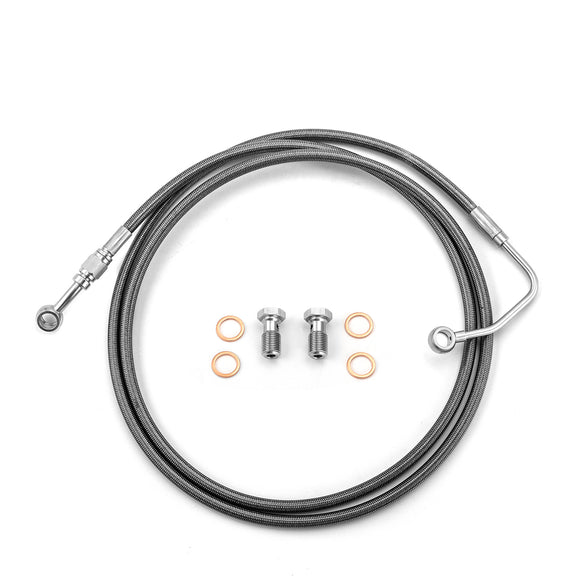 69" ABS Upper Hydraulic Front Brake Line Kit for 2008 - 2013 Harley Touring ABS (for 12" - 14" Handlebar) - Mofun - 90110061