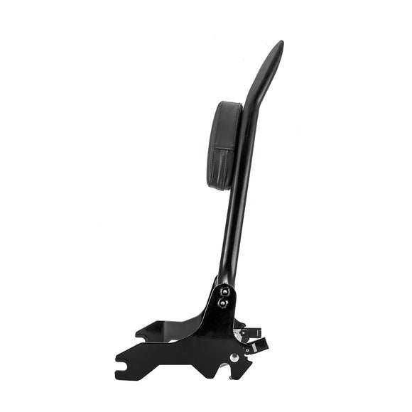 2018-2025 Harley Softail Fat Bob FXFB FXFBS Gloss Black 24" Quick Release Passenger Backrest Sissy Bar