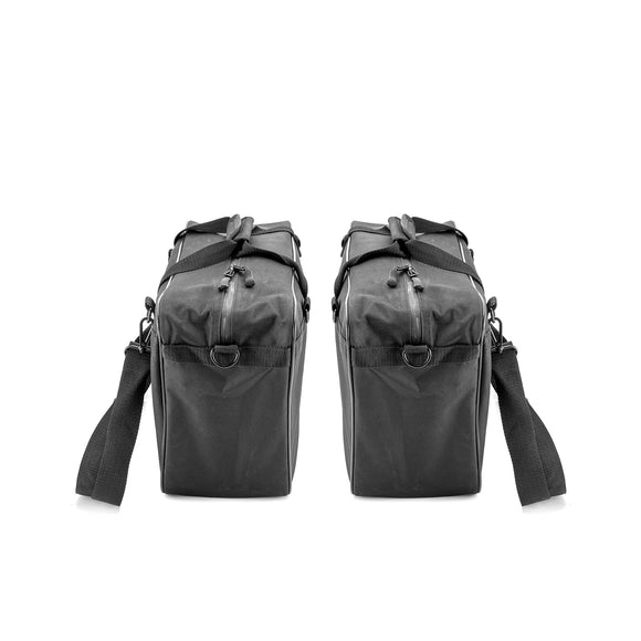 Pair Black Oxford Saddlebag Organizer Liners Bag for 1993 - 2024 Harley Touring Hard Saddlebag - Mofun - 90209021
