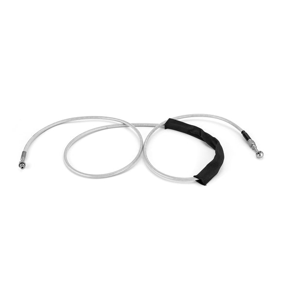 76" Extended Length Stainless Steel Hydraulic Clutch Cable for 2017 - 2020 Harley Road King/Street Glide/Road Glide and 2017 Softail Fat Boy S/Slim S (for 12" - 14" Handlebar) - Mofun - 90112162