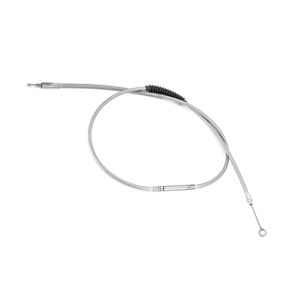 58 3/4" (1492mm) Extended Length Stainless Steel Clutch Cable for Harley Sportster XL 883 1200 Iron - Mofun - 90112002