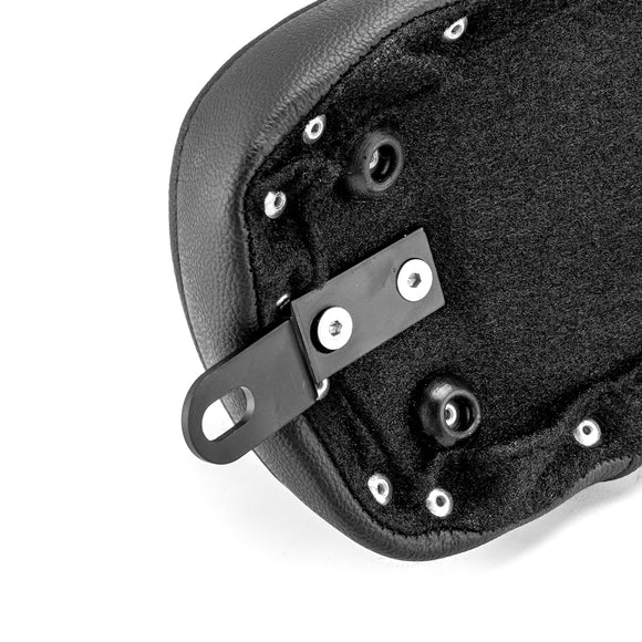 One Piece Driver & Passenger Two Up Seat Black Double Stitching for 2018 - 2024 Harley Softail Street Bob/Heritage Classic - Mofun - 90304006