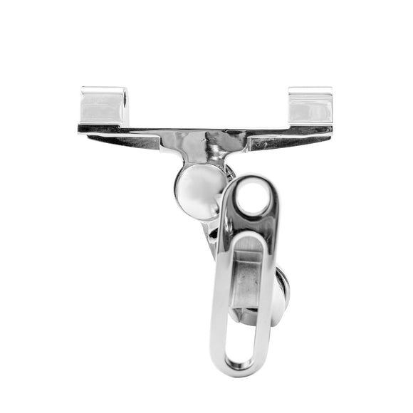 1993 - later Harley Touring Models Chrome Zinc Alloy Rear Passenger Adjustable Floorboard Mount - Mofun - 90406005