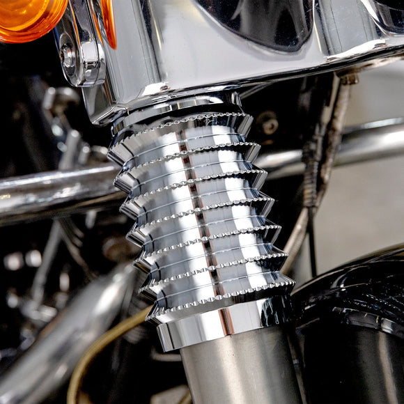 1994 - 2013 Harley Road King Road Glide 6061 Billet Aluminum 6.5" Fork Slider Cover - Mofun - 90706003