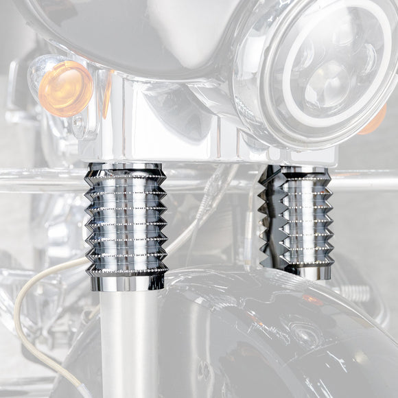 1994 - 2013 Harley Road King Road Glide 6061 Billet Aluminum 6.5" Fork Slider Cover - Mofun - 90706003