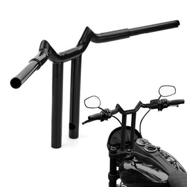 1996 - 2024 Harley - Davidson Dyna/Softail/Sportster Gloss Black 14" Sharp T - Bar Handlebar - Mofun - 90101636