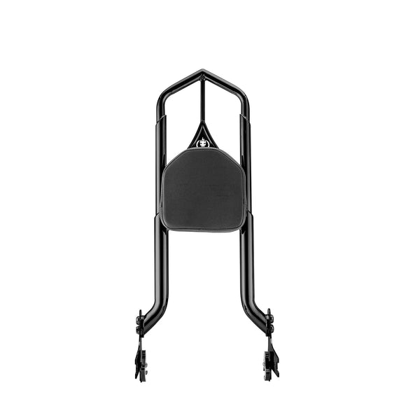 1997 - 2008 Harley Touring Road King Electra Glide Gloss Black Throne Passenger Sissy Bar Backrest - Mofun - 90302112