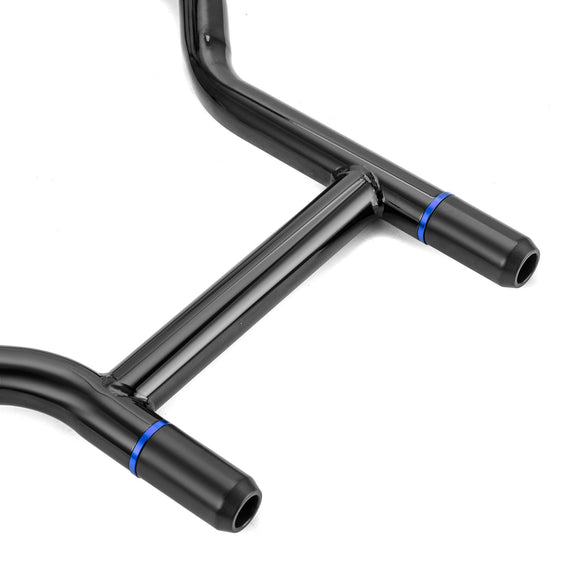 1997 - 2008 Harley Touring Steel Gloss Black Front Highway Engine Guard Crash Bar - Mofun - 90201122