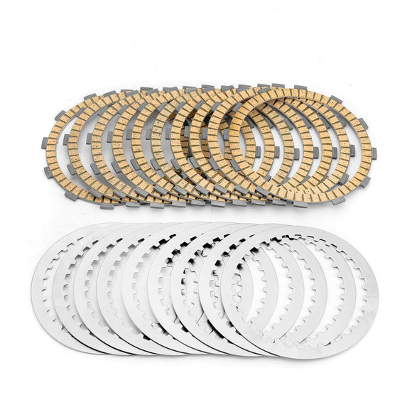 1999 - 2017 Harley Touring Softail Dyna Trike Twin Cam Models Clutch Steel Plate & Clutch Friction Plates Kit - Mofun - 90507009