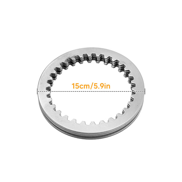 1999 - 2017 Harley Touring Softail Dyna Trike Twin Cam Models Clutch Steel Plate & Clutch Friction Plates Kit - Mofun - 90507009