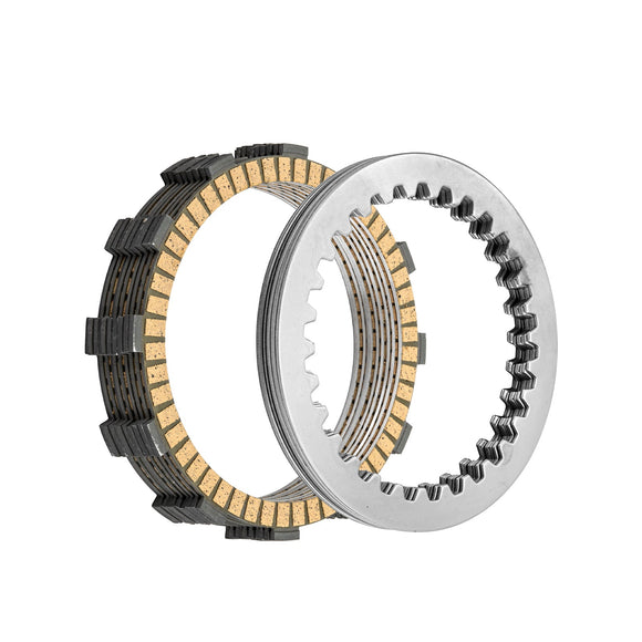 1999 - 2017 Harley Touring Softail Dyna Trike Twin Cam Models Clutch Steel Plate & Clutch Friction Plates Kit - Mofun - 90507009