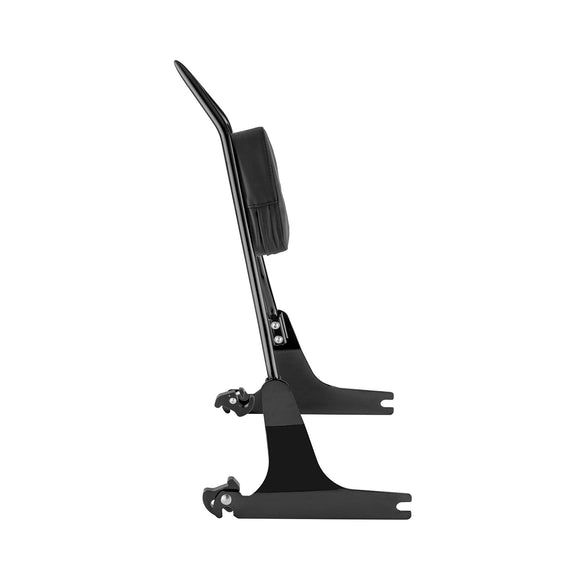 2006 - 2009 & 2014 - 2017 Dyna Low Rider FXDL Street Bob FXDB Gloss Black 26" Passenger Sissy Bar Backrest - Mofun - 90302137
