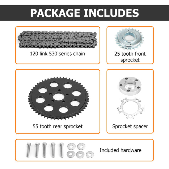 2006 - 2017 Harley - Davidson Dyna Twin CAM Steel Chain Drive Conversion Kit - Mofun - 90520029