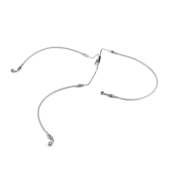 2008 - 2013 Harley Touring Electra Glide/Road King/Road Glide Non - ABS Models Extended Length Non - ABS Hydraulic Front Brake Line Kit (for 12" - 14" Handlebar) - Mofun - 90110042