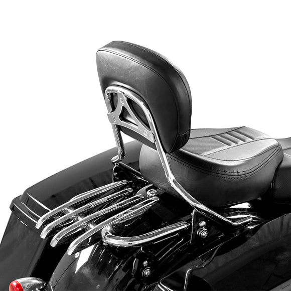 2009 - 2013 Harley Touring Road Glide Street Glide Sissy Bar & Luggage Rack & Docking Hardware Kit - Mofun - HD025 - E+HD018 - E+HD022 - E