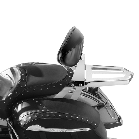 2010 - 2016 Cross Roads & Cross Country Passenger Sissy Bar Backrest Luggage Rack Kit - Mofun - 90302029
