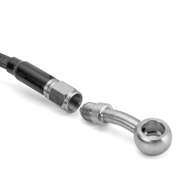 2013 - 2016 Harley CVO Touring 74" Extended Length Stainless Steel Hydraulic Clutch Cable for 12" - 14" Handlebar - Mofun - 90112141