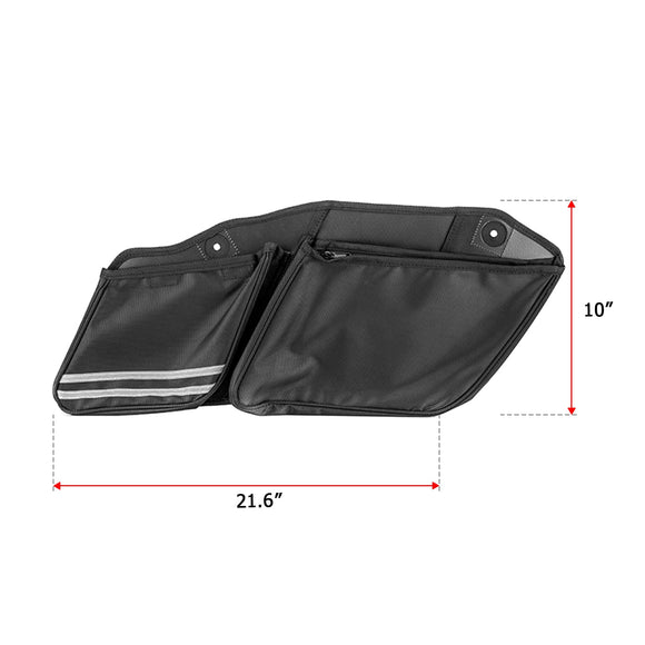 2014 - 2023 Harley Street Glide FLHX Road King FLHR Motorcycle Saddlebag Organizers Bag - Mofun - 90209017