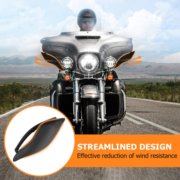 2014 - 2023 Harley Street Glide Road King Bolt - on Adjustable Fairing Side Wings Air Deflectors - Mofun - 90211003