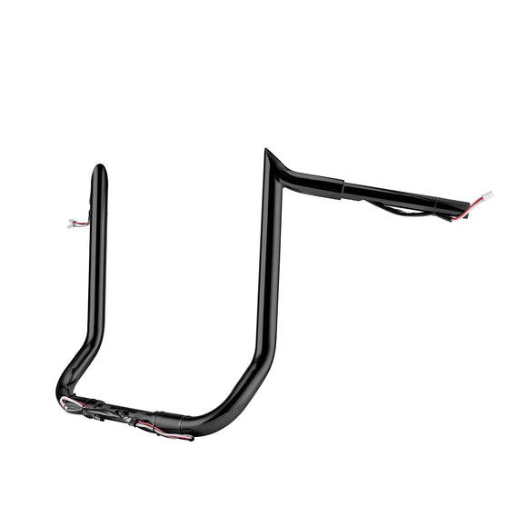 2014 - 2023 Street Glide CVO Electra Glide Gloss Black 14" Pre - Wired Bagger Handlebar - Mofun - 90101494