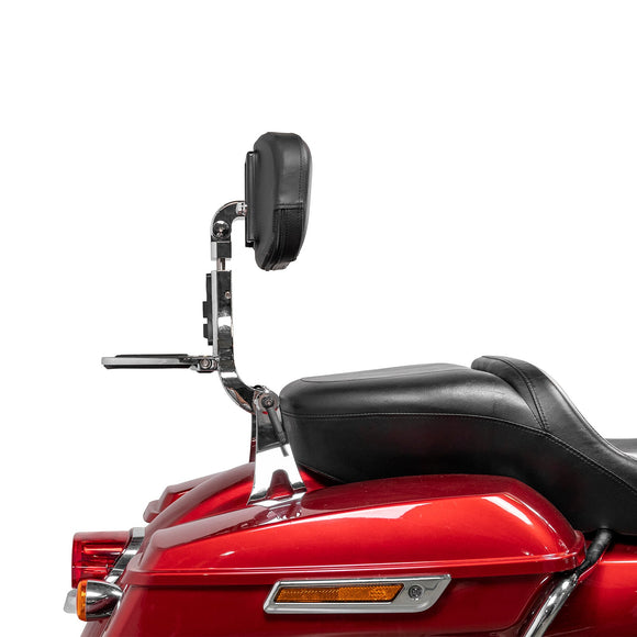 2014 - 2024 Harley Touring Steel & Aluminum Passenger Driver Backrest Multi - Purpose Adjustable Backrest - Mofun - 90302161