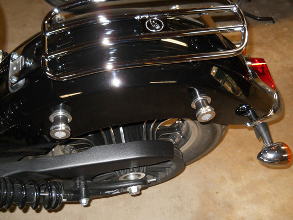 2015 - 2024 Indian Scout Detachable Saddlebags Sissy Bar Backrest Mount Spools Kit - Mofun - HD072
