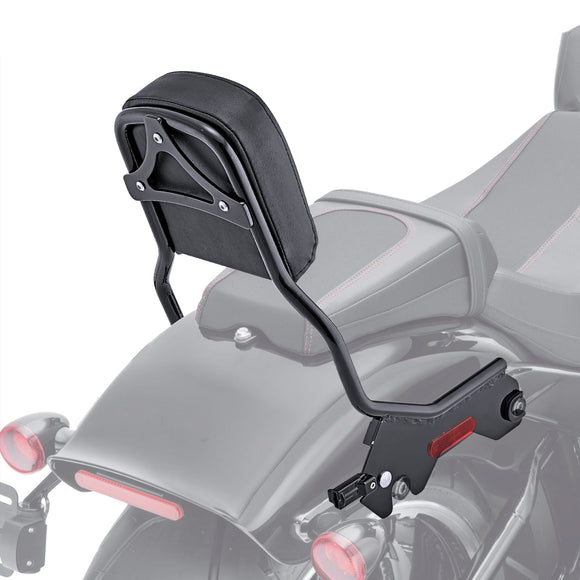 2018 - 2024 Harley FLDE FLHC FLSL FXBB Staindard Height Passenger Sissy Bar & Docking Hardware Kit - Mofun - HD062 - B+HD043 - B