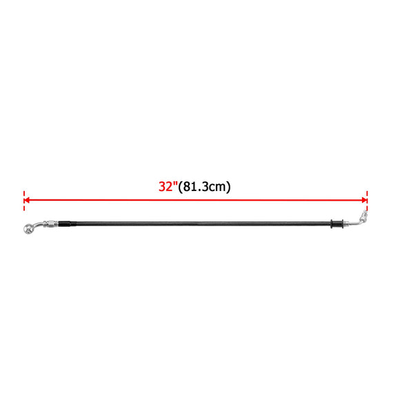 2018 - 2024 Harley Softail Fat Boy 114 / Softail Breakout 32" Extended Length ABS Upper Hydraulic Front Brake Line Kit for 12" - 14" Handlebar - Mofun - 90110421