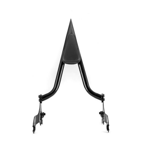 2018 - 2024 Harley Softail Fat Boy FLFB Breakout FXBR Gloss Black Quick Detachable Passenger Backrest Sissy Bar - Mofun - 90302122