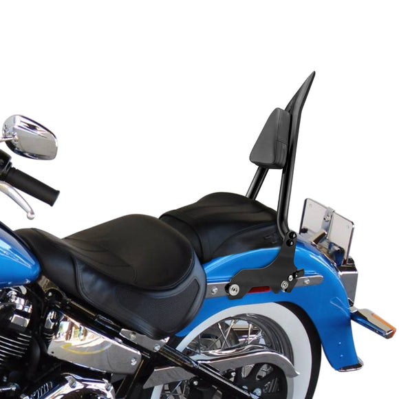 2018 - 2024 Harley Softail Slim Street Bob Gloss Black 24" Passenger Sissy Bar Backrest - Mofun - 90302120