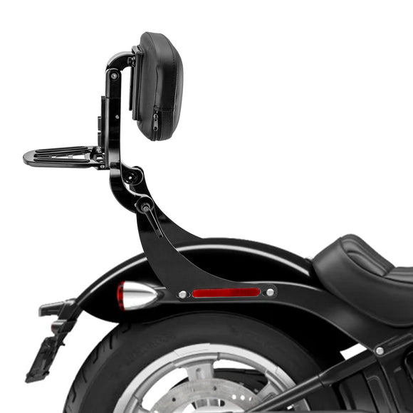 2018 - 2024 Harley Softail Street Bob FXBB Deluxe FLDE Steel & Aluminum Multi - Purpose Adjustable Backrest - Mofun - 90302153