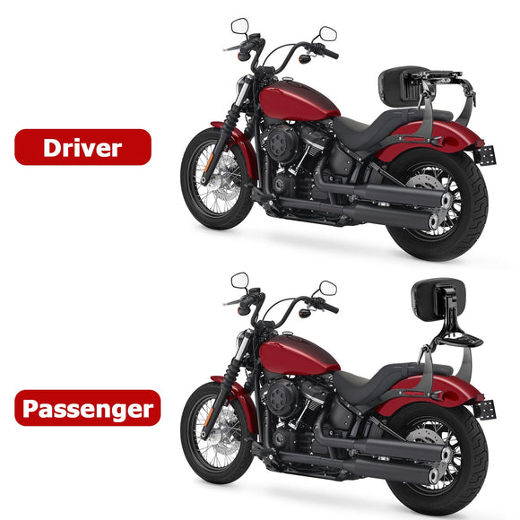 2018 - 2024 Harley Softail Street Bob FXBB Deluxe FLDE Steel & Aluminum Multi - Purpose Adjustable Backrest - Mofun - 90302153