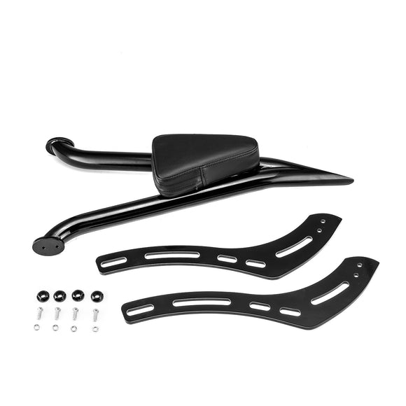 2018 - 2024 Indian Scout Bobber Black Solid Steel 24" Passenger Backrest Sissy Bar - Mofun - 90302147