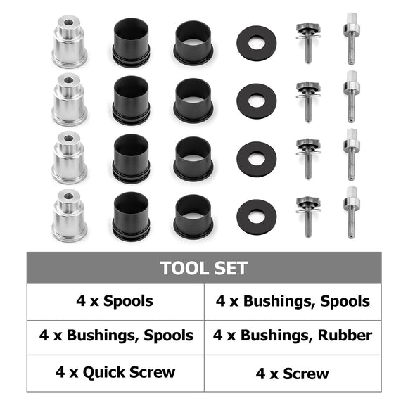 2019 - 2025 Indian Pursuit/ Chieftain/Challenger /Chief Dark Horse Saddlebag Quick Release Docking Spools Mount Kits - Mofun - 90303028