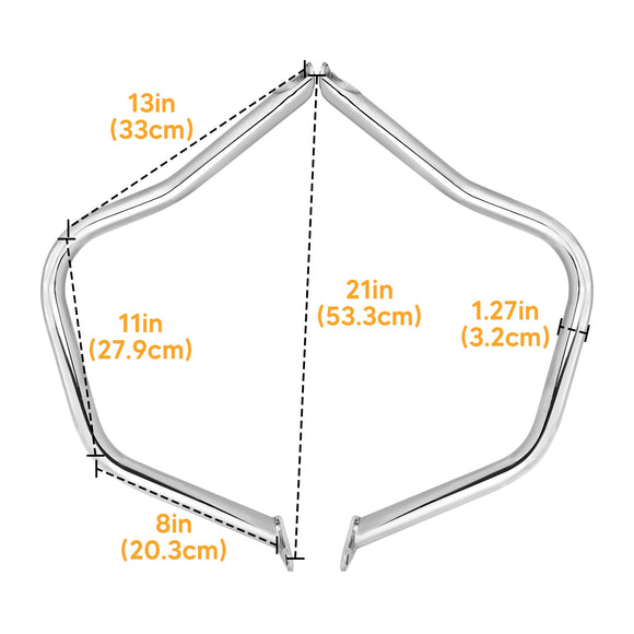 2020 - UP Indian Challenger Front Protect Engine Guard Highway Crash Bar - Mofun - 90201017