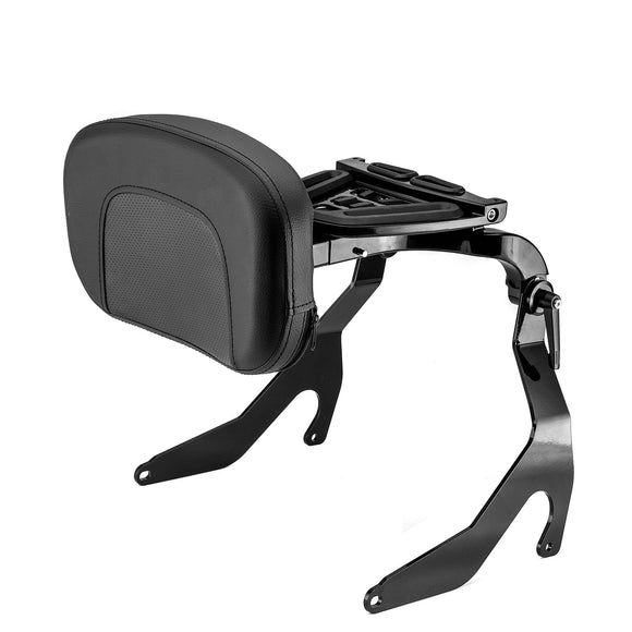 2022 - 2025 BMW R18 Bagger/ Roctane/ Transcontinental Gloss Black Multi - Purpose Adjustable Backrest - Mofun - 90302181