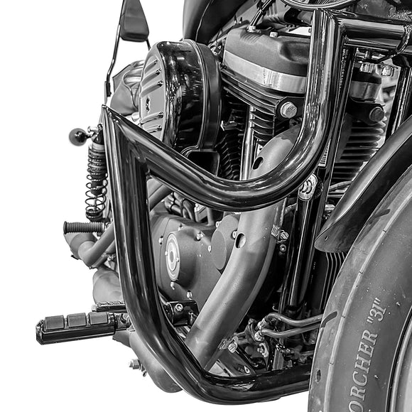 Steel Front Highway Engine Guard Crash Bar for 2004 - 2022 Harley Sportster XL 883 1200 - Mofun - 90201095