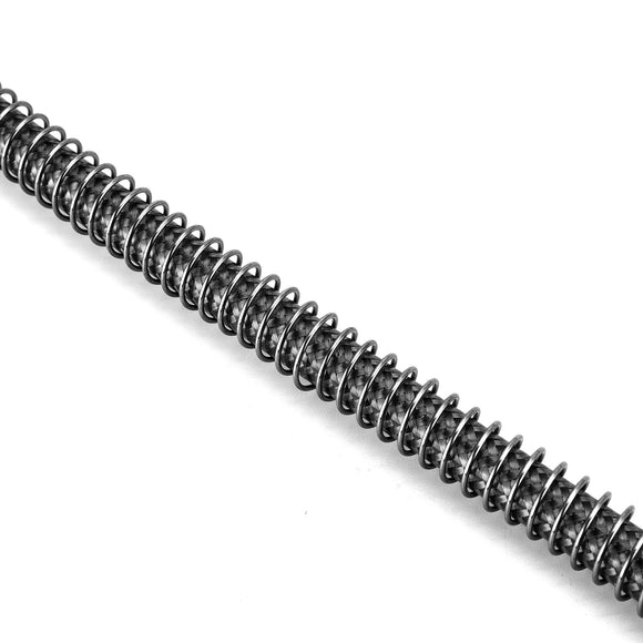 66 11/16" Extended Length Black Stainless Steel Clutch Cable for Harley Touring Dyna Softail - Mofun - 90112025