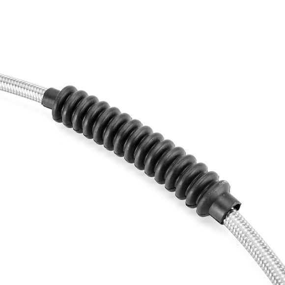 68 11/16" Extended Length Chrome Stainless Steel Clutch Cable for Harley Touring Dyna Softail - Mofun - 90112024