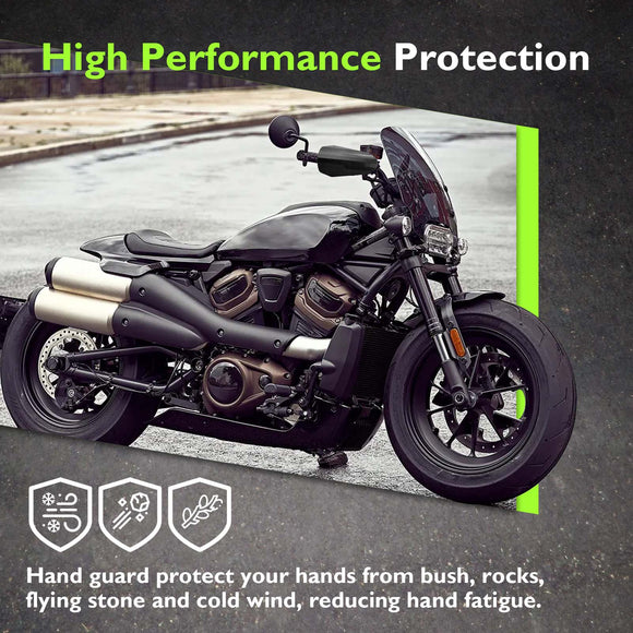 2007-2025 Harley Touring Softail Sportster Dyna Carbon Fiber Hydraulic Clutch Coffin Cut Hand Guards