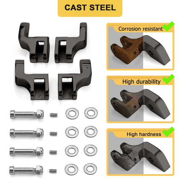 Harley 2000 - 2017 Softail FL 1" Adjustment Driver Floorboard Relocation Brackets - Mofun - 90420014