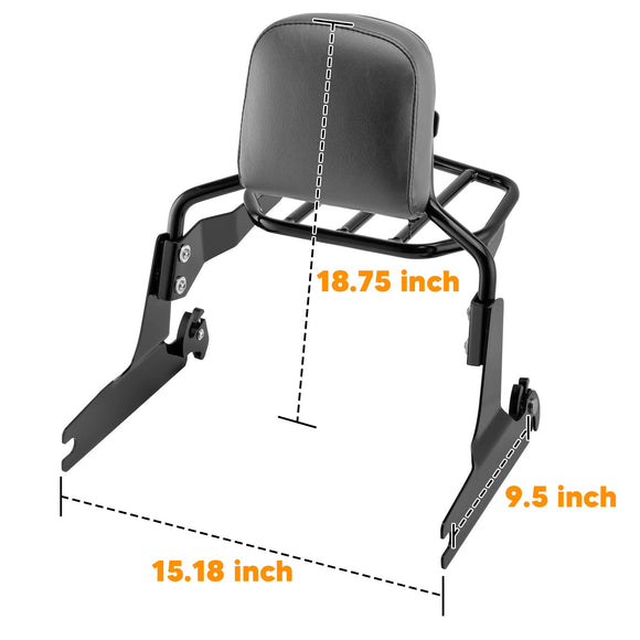 Harley Breakout CVO FXSE FXSBSE FXSB 13 - 17 Passenger Sissy Bar Backrest - Mofun - 90302057
