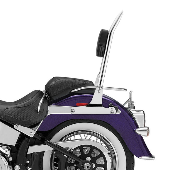 Harley Softail Fat Boy /Deluxe /Springer Classic 23" Chrome Quick Release Passenger Sissy Bar Backrest - Mofun - 90302128