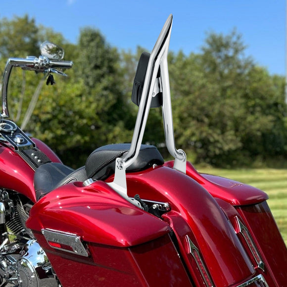 Harley Softail Fat Boy /Deluxe /Springer Classic 23" Chrome Quick Release Passenger Sissy Bar Backrest - Mofun - 90302128