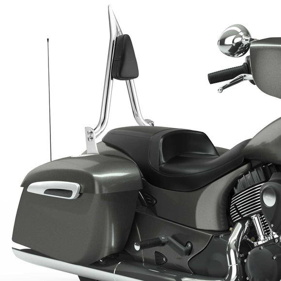 Indian Challenger Vintage Chieftain Roadmaster 1.3" Fat Bar Quick Detachable Passenger Backrest Sissy Bar - Mofun - 90302148