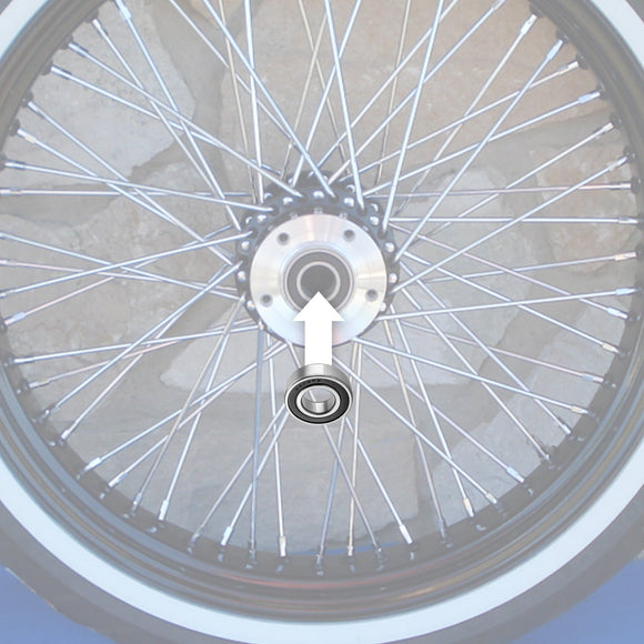 Rear Wheel Bearing Seal Kit for Harley Touring ROAD KING STREET GLIDE Rear Wheel with ABS - Mofun - 90213010