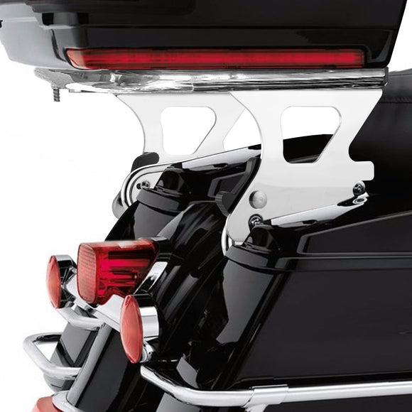 1997 - 2008 Harley Touring Detachable 2 - up Tour Pak Pack Mounting Rack + Docking Hardware - Mofun - HD023+HD020