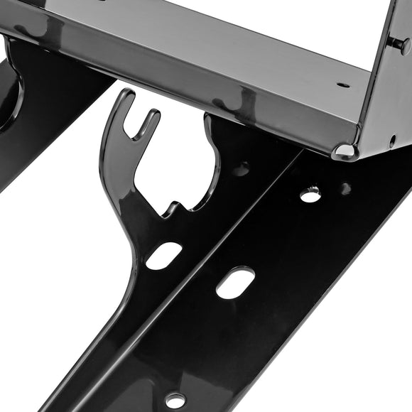 1998 - 2013 Harley Road Glide Front Fairing Radio Caddy Mount Bracket Black - Mofun - 90212015