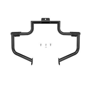 2000 - 2017 Harley Softail FL Gloss Black Rust - Proof Front Engine Guard Crash Bar - Mofun - 90201037