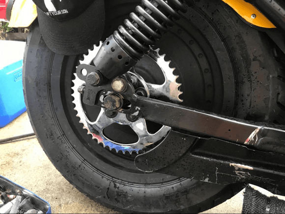 2004 - 2022 Harley Sportster XL 883 1200 Rear Chain Drive Conversion Sprocket Set - Mofun - HD081